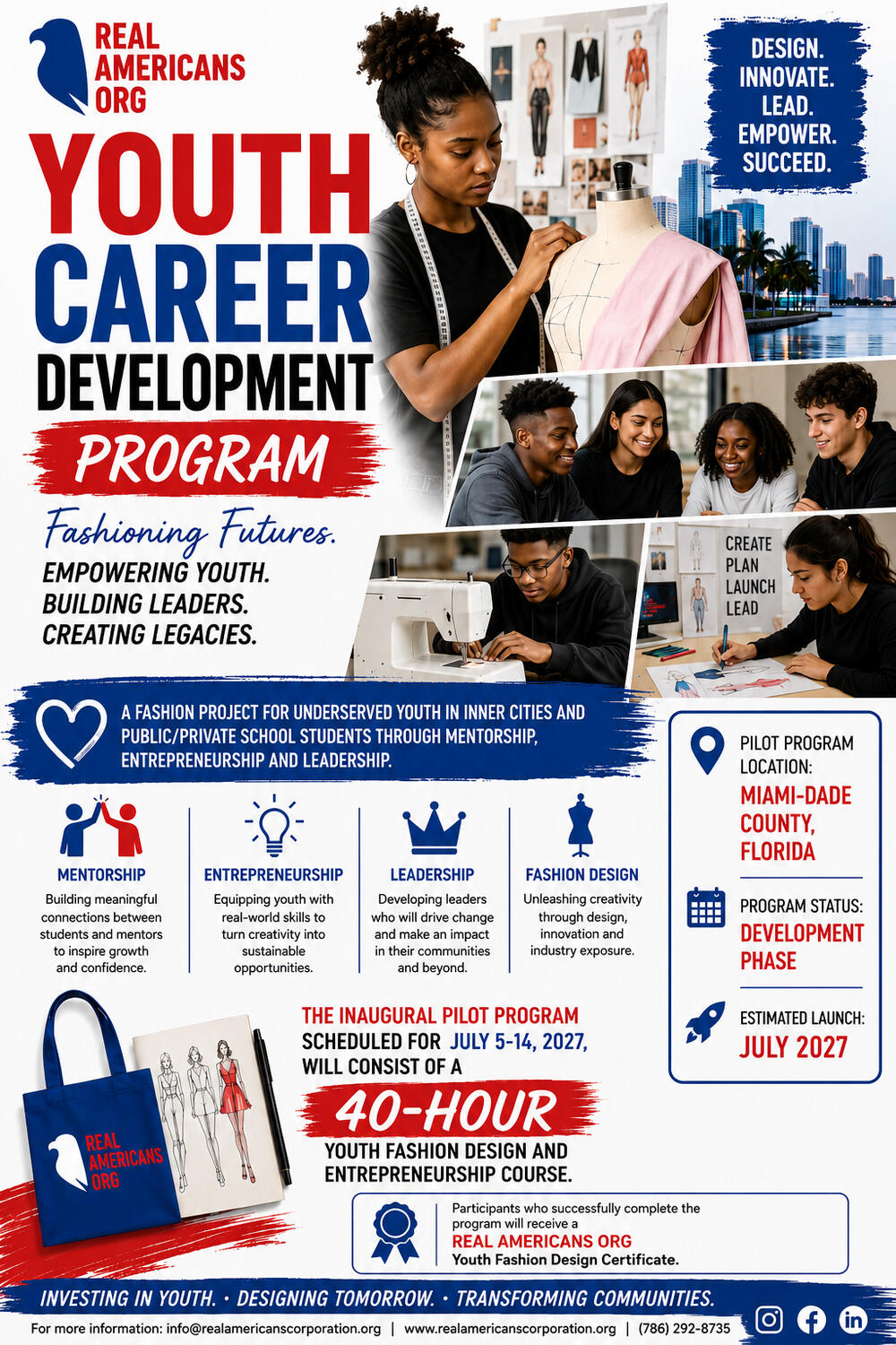 REAL AMERICANS CORPORATION YCD PROGRAM REAL AMERICANS CORPORATION YCD PROGRAM